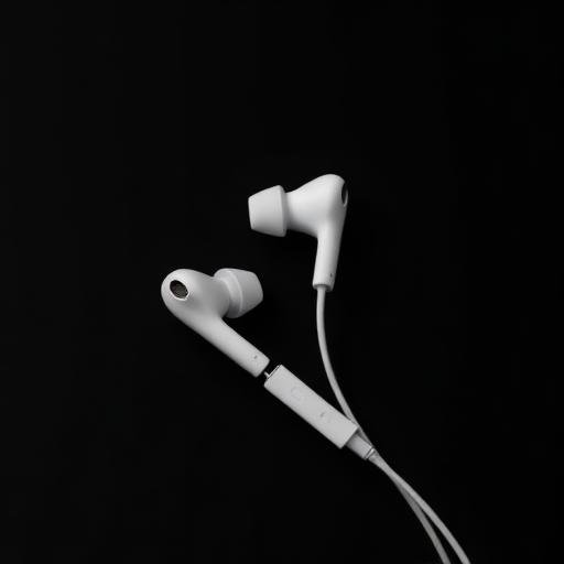 Fones com Fio USB-C e Lightning — imagem ilustrativa